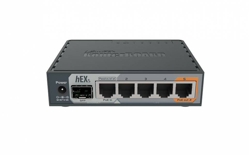 როუტერი 5GE 1SFP - hEX S